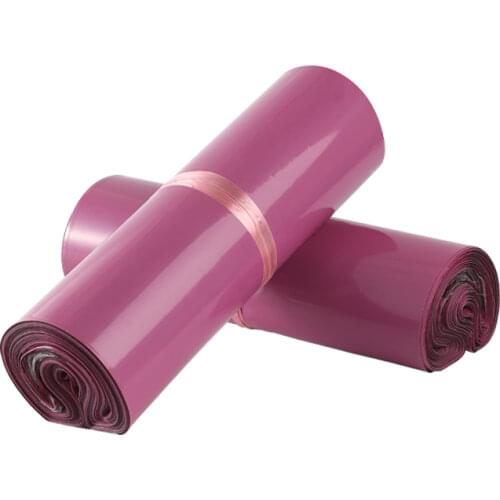 100Pcs Purple Shipping Bags Mailer Self-Seal Adhesive Courier Storage Bags Waterproof Plastic Mailing Bags Thicken Post Bags