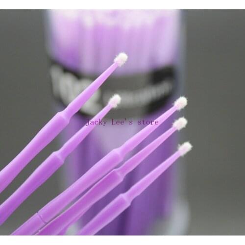 100pcs/pack Disposable Cotton Swab For Grafting Eyelash Extension & Eye Shadow
