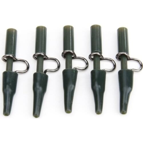 20pcs Fixing Clip For Fishing Line Carp Fishing Heavy Duty Lead Clip with tail Rubber Carp Accessories Kit for Fishing Tackles