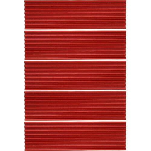 5PCS M.2 Heatsink SSD Aluminium Alloy PCI-E NVMe M.2 2280 SSD Heatsinks Radiator PC Cooling Heat Dissipation Radiator Red Color