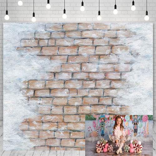 Avezano Photography Backgrounds Red Brick Wall Floor Baby Shower Banner Backdrop For Photo Studio Photocall Photozone Decoration