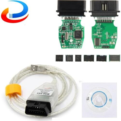 Mini vci For Toyota TIS Techstream V15.00.028 minivci FTDI For J2534 Auto Scanner OBD OBD2 Car Diagnostics cabel MINI-VCI Cable