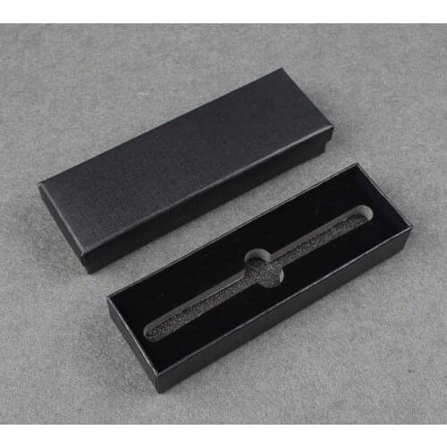 200pcs/lot Black Business Pen Box Office Stationery Gift Pen Boxes Packing Carrying Package Boxes Wholesale SN3610