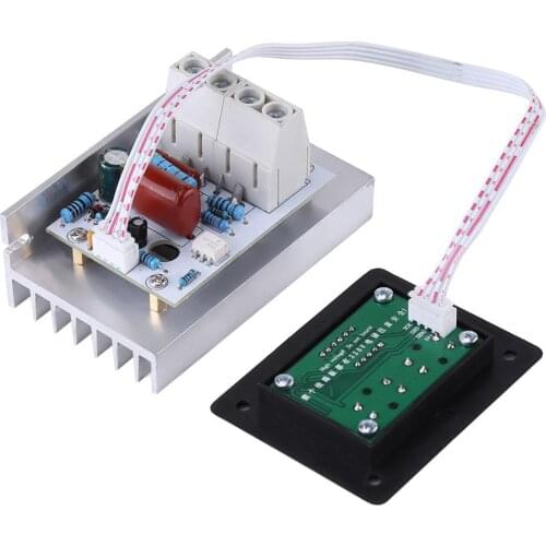 AC 220V 80A 10000W Digital Voltage Regulator Speed Control Dimmer Thermostat SCR Voltage Controller