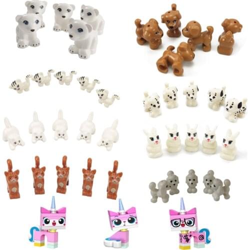 Lockings Anime Movies For Figures Cartoon Animals Building Blocks Model Accessories Animes Pony Cat Toys For Child Block Sets