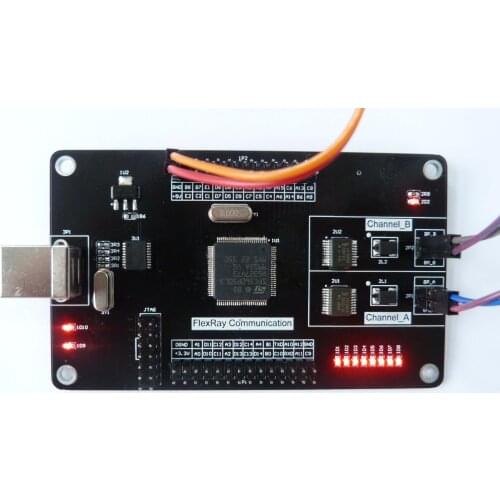 Flexray Development Board, FlexRay Communication, FlexRay Learning, FlexRay Dual Communication