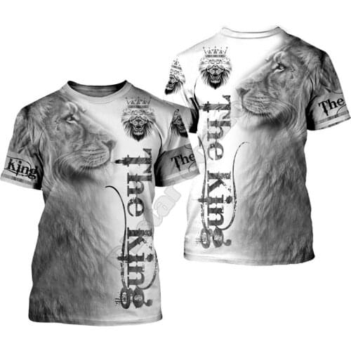 3D Printed T Shirts Lion The King T-Shirt Harajuku Streetwear women for men Funny Tshirts Short sleeve Drop shipping style-2