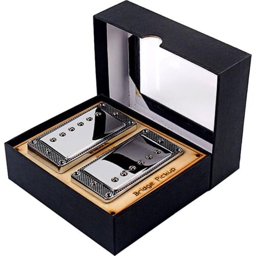 Guitar Humbucker Pickup Set Metal Neck&Bridge Pickups Stringed Instruments for LP Electric Guitar