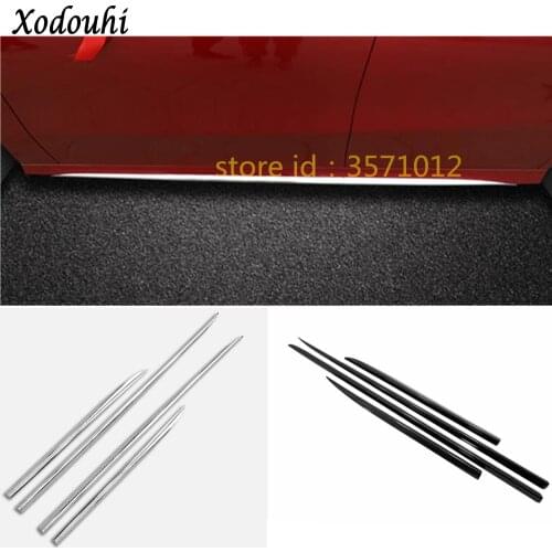 Cover Body Door Trim Strip Molding Stream Lamp Panel Bumper 4pcs For Mercedes Benz A Class W177 A180 A200 A250 2019 2020 2021
