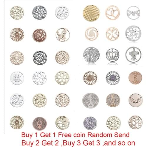 Legenstar Coin Pendant Holder Necklace for Women Love Crystal Gold Colror collares de moda 2019 bijoux femme Long Chain Necklace