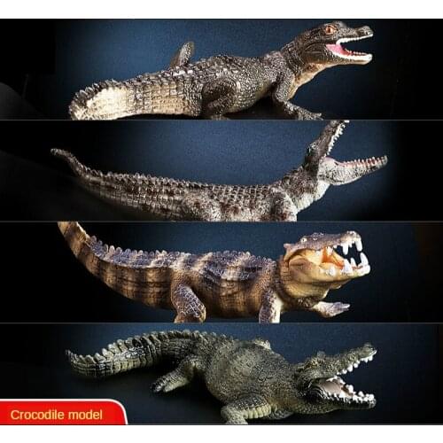 Crocodile Model Simulation Animal Childrens Day Gift Toys Wild Animal Crocodile Toy