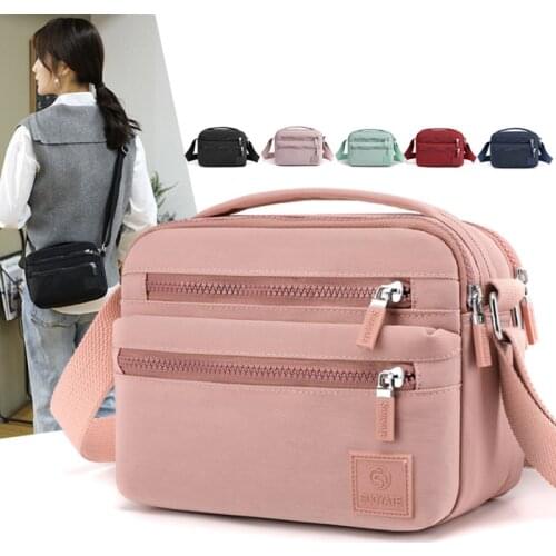 Fashion Messenger Bag Womens Shoulder Bag Nylon Handbag Casual Travel Small Fashion Crossbody Bag For Girl