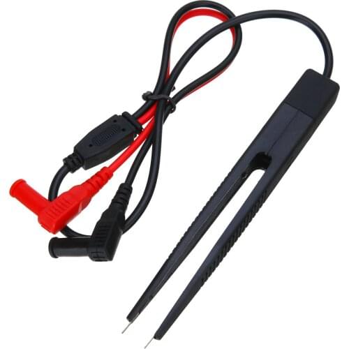 Multimeter Probe SMD Inductor Test Clip Probe Tweezers for Resistor Multimeter Capacitor Meter Clip Probe