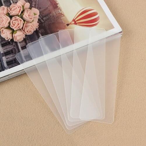 Stickers Scrapbooking Tape Dispensing Board DIY and Paper Tape Dispensing Piece 5*15CM Frosted Board Thickening Rounded Corners