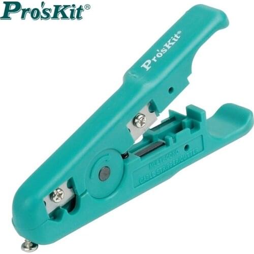 ProsKit 6PK-501 UTP/STP network belt guide stripping knife cutting knife stripping wire diameter adjustment manual tool