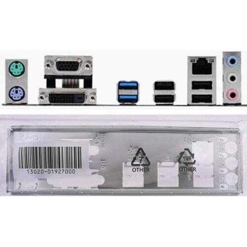 New I/O shield back plate of motherboard for H110M-K H110M-K D3 B150M-K just shield backplate Free shipping