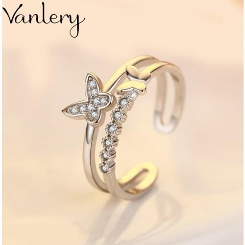New Gothic Men Butterfly Rings For Women Jewelry Birthday Gift Romantic Wedding Engagement Drop Shipping 2021