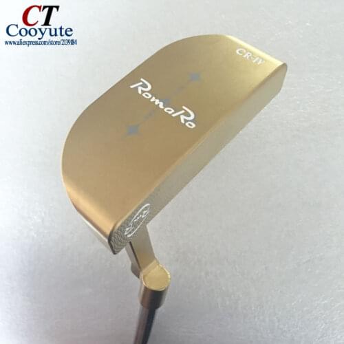 New mens Golf clubs Cooyute RomaRo CR-IV Gold Golf Putter with N.S.PRO 950 Steel Golf shaft Clubs Putter Free shipping