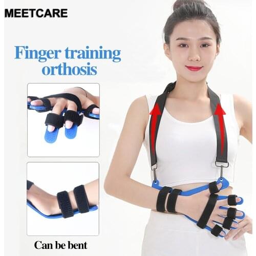 Hand Wrist Finger Orthotics Fingerboard Stroke Hemiplegia Hand Splint Training Support Finger Corrector Board