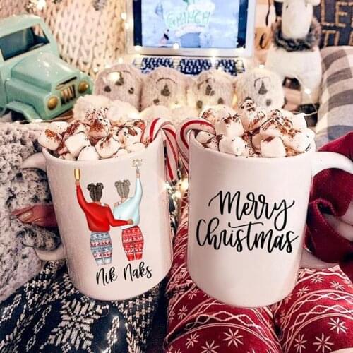 Personalized White Coffee Mug Best Friends Girls Gift Ceramic Cute Mugs Coffee Mugs Tazas De Ceramica Creative Custom Gifts