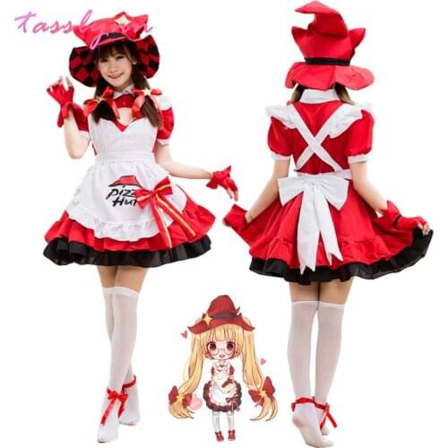 Hot Game 5v5 Arena Game Costumes Angela Cosplay Costumes for Women Magic Little Cook Dresses Sweet Cute Maid Girls