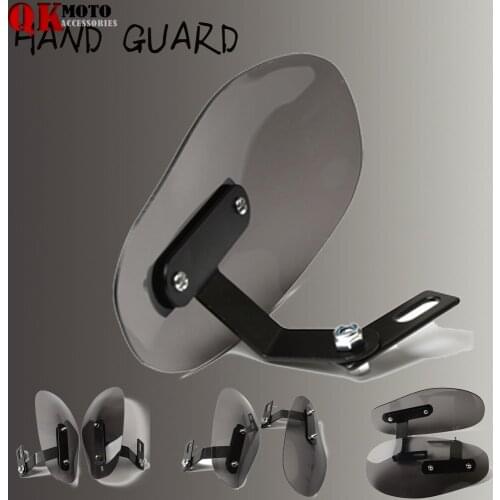 Clear Windshield Hand Guards Protector Wind Deflector Shield For YAMAHA XJR FJR 1300 1200 FZR 1000 TMAX 530 500 TMAX530 TMAX500