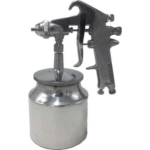 SAT1121 F-75S High Pressure Spray Gun 1.5mm Nozzle 750ml Aluminum Tank Siphon Feed Spray Gun