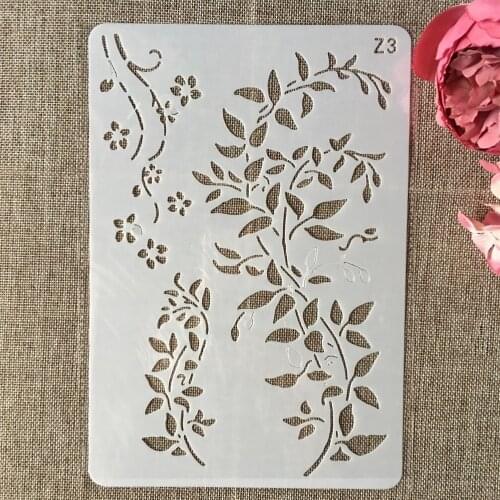 26cm Leaves DIY Layering Stencils Wall Painting Scrapbook Coloring Embossing Album Decorative Card Template
