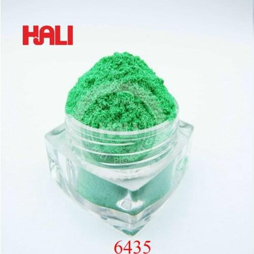 Supply special pearl pigment, bright pearl luster effect pigment,crystal color mica,1lot=200gram 6435 apple green, free shipping