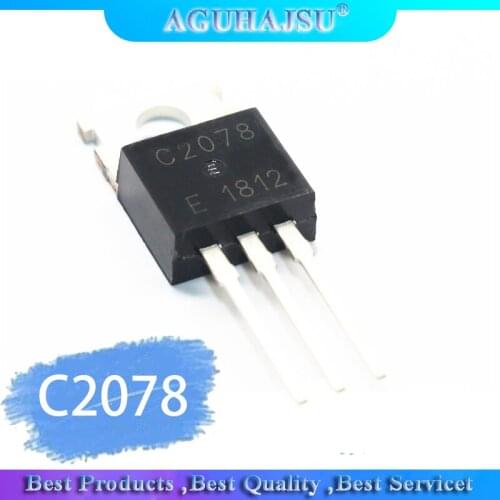 10pcs/lot C2078 2SC2078 150M line frequency transistor TO-220 original