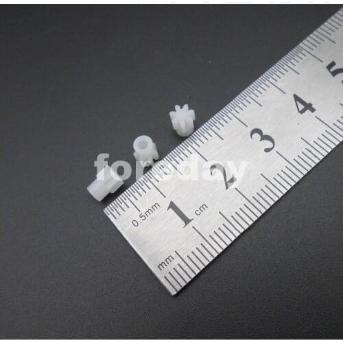 1000PCS 7T Gear 0.5 Modulus Aperture 2mm 1.95mm DIY Model Accessories 7 teeth T=7 Plastic Spur Gears 5.5MM 1000PCS/LOT *FD272