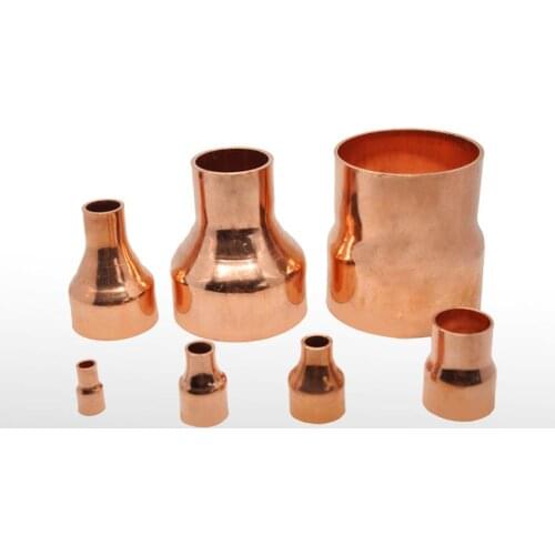 25mm X22mm Inner Diameter Copper End Feed Straight Reducing Coupling Plumbing Fitting Scoket Weld Water Gas Oil