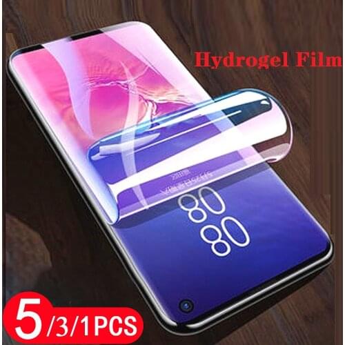 5/3/1Pcs soft full cover for xiaomi Poco C3 X3 X2 M2 F2 pro hydrogel film Pocophone F1 mi play Not Glass phone screen protector