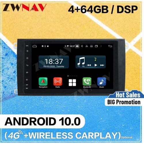 Carplay Android 10.0 screen Car Multimedia DVD Player for Porsche Cayenne 2003-2010 BT WiFi GPS Navi Auto Radio Stereo Head unit