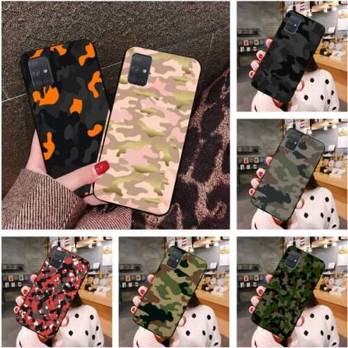Camouflage Pattern Camo military Army Phone Case For Samsung Galaxy A52 A21S A02S A12 A31 A81 A10 A30 A40 A50 A70 A80 A71 A51 5G