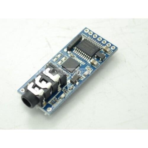 Phase-locked loop digital FM wireless MCU control FM stereo transmitter module