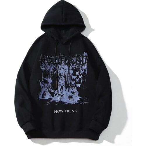 Hoodies Y2K with Pockets Womans Autumn Sweatshirt Zip Up Clothes Gothic Hip Hop Long Sleeve Outerwear Oversized hooded Top Goth
