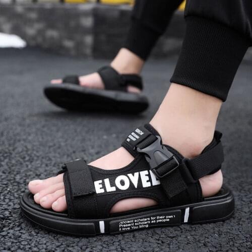 Mesh Light Mens Sandals Outdoor Gray Black EVA Slip On Soft Platform Summer Casual Sandal Shoes For Man Sandle Men Big Size 50