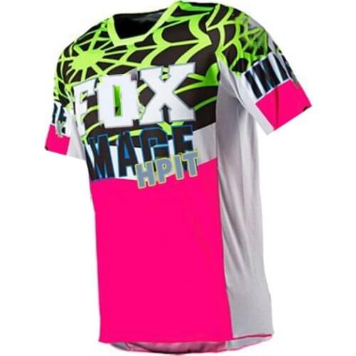 Motorcycle mountain bike team downhill jersey hpit fox MTB Offroad DH bicycle locomotive shirt cross country mountain bike bmx