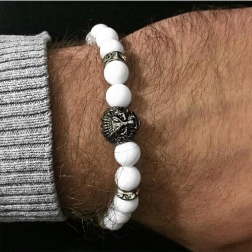 NAIQUBE White Bracelets