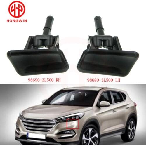 98680-3L500 98690-3L500 Front Bumper Right&Left Headlamp Headlight Cleaning Washer Spray Nozzle Jet Cover Cap For HHyundai