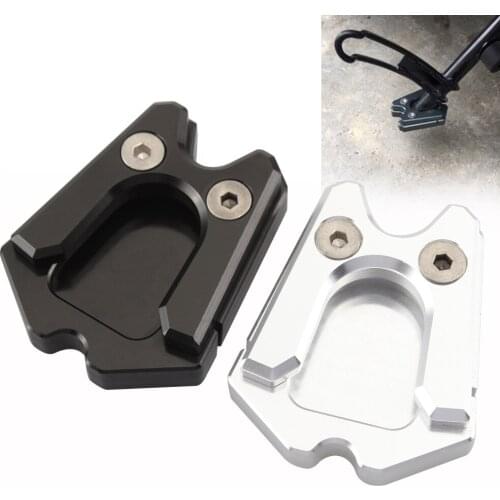 Motorcycle Side Kickstand Stand Extension Support Plate Pad For Vespa GTS 300 GTV 3Vie Sprint LX Series Scooter Motors