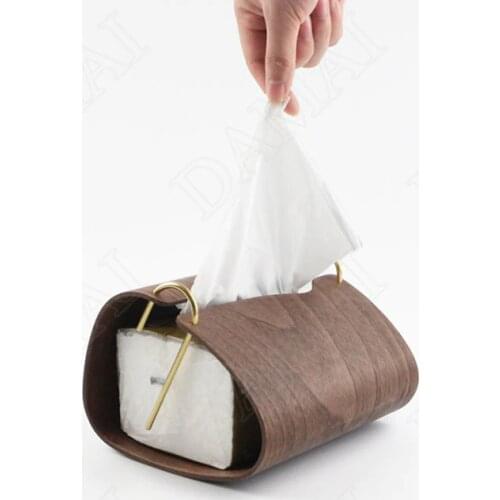 Simplicity Wooden Tissue Boxes Creativity Napkin Organizer Living Room Decor Napkin Holder European Home Decoration Ornaments
