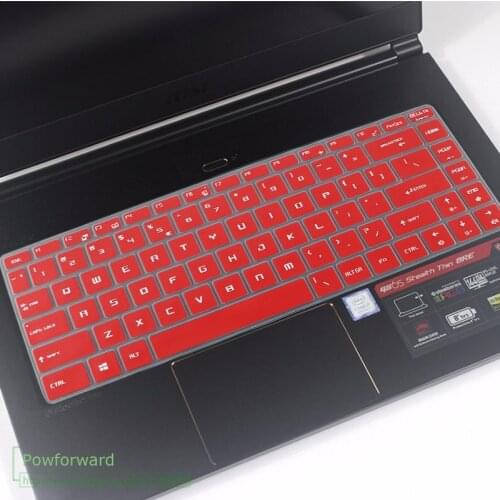 Laptop Silicone keyboard cover skin for MSI modern 14 A10M A10RB A10RAS 14 inch