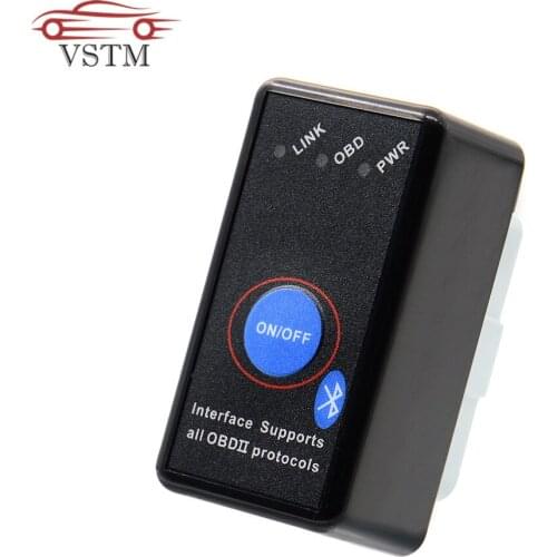 OBD2 ELM327 V1.5 Scanner Auto OBDII Scan Tool OBDII ELM 327 V1.5 Bluetooth ODB2 Diagnostic Tool Auto scanner With Switch