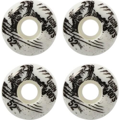 4pcs 52x30mm Skateboard Wheels Replacement Anti-tear Longboard Skateboard Wheels for Rough Grounds Asphalt Road Half-pipe