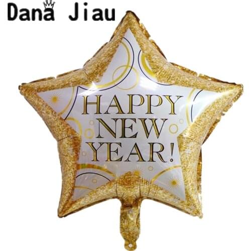 Wedding GOLDEN 2020 HAPPY NEW YEAR Foil Balloon New Year Countdown Party Decoration High Quality Helium Ball Champagne Bottles