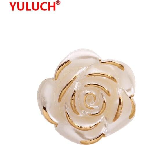 YULUCH 2018 Personality Woman Pop Jewelry Bohemian Exaggerated Gilded Rose Flower Stud Earrings Accessories Party Gifts