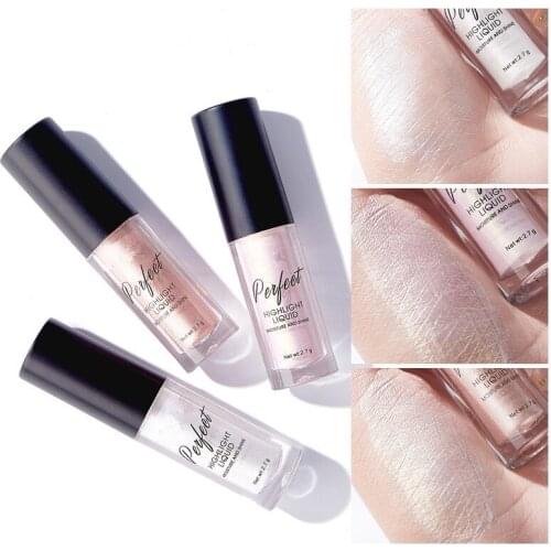 Women Makeup Highlighter Face Contouring Makeup Brightener Concealer Liquid Highlighter Primer Bronzer Face Glow Cosmetics