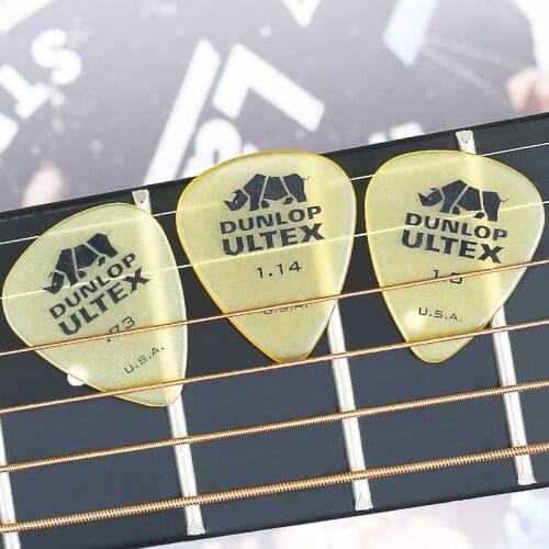 1 pc Dunlop Ultex Standard Guitar Picks Plectrum Mediator 0.6mm/0.73mm/1.0mm/1.14mm Bass Mediator Acoustic Electric Guitar Picks